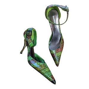 Danna Raye mixed print heel 8